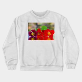 Three Nasturtiums Crewneck Sweatshirt